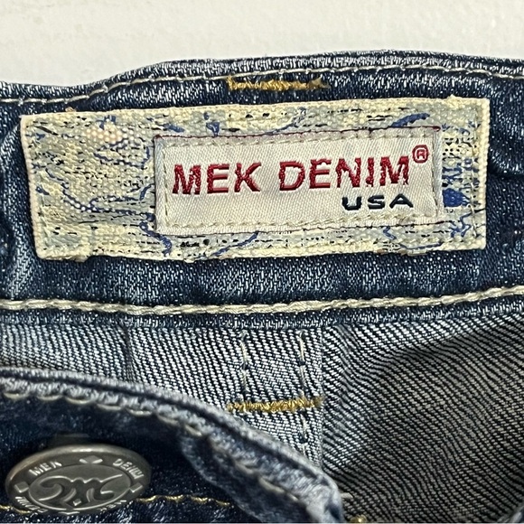 Women’s Mek Denim Kingston Bootcut Western Embroidered Jeans Denim Size 25 X 32 - Picture 4 of 15